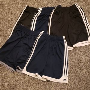 Bundle of 5 Adidas athletic shorts